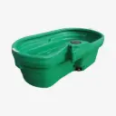 Weidetränke, oval, 400 Liter, ohne Schwimmerventil, 40 cm hoch