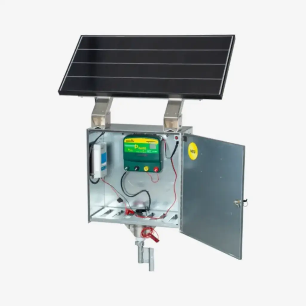 P4600, mit Sicherheitsbox XL, 100 W Solarmodul, Erdstab