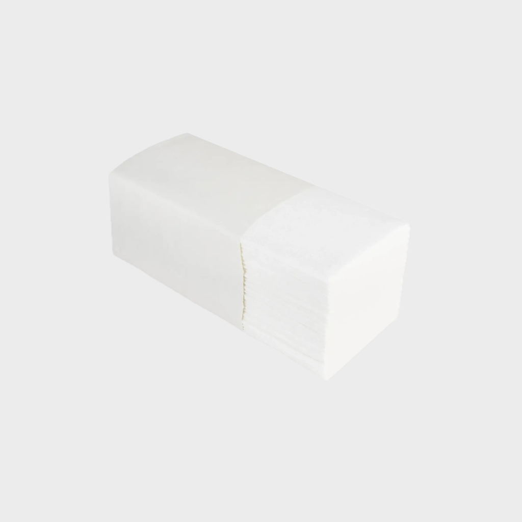 Papierhandtuch, V-Falz, 2-lagig, hochweiß Zellstoff, 4.000 Blatt / Falthandtuch