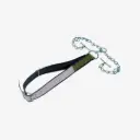 Bullenanbindung 7 cm, kompl. mit dopp. Kette