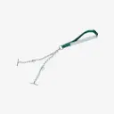 Jungbullenanb. kompl., Kette 6mm, dopp., mit Karabiner