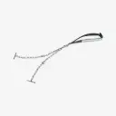 Rinderanb. kompl. m. Kette 6mm dopp.m.Sicherheitsversch.klein