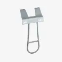 Aufhängeblech f. Tränkeeimer 2er Pack.