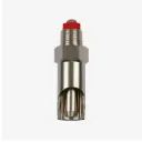 Beißnippel Edelstahl 3/4", mit 1/2" Anschluß, 12 mm Stift