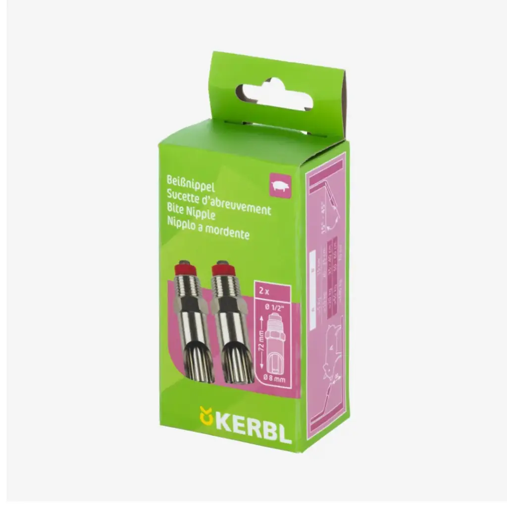 Beißnippel 3/4"für Sauen 2 Stk., Edelstahl