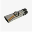 Kugelbeissnippel für Sauen, Edelst., 1/2", Hochdr., verp.