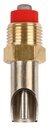 Beißnippel 3/8", 1/2"Anschluss 6mm-Stift, 55mm
