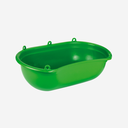 Streuwanne mit Mulde grüner Kunststoff, 20 Liter