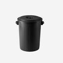 Futtertonne mit Deckel 70L schwarz