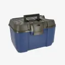 Putzbox Jumbo blau/schwarz mit herausnehmbaren Einsatz