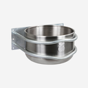 Futtertrog Edelstahl, ca. 18l, mit Ablauf