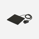 Heizplatte Gummi 24x24cm 18W 24V f.Gefl.tränke+Kanin.stall