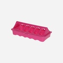 Futtertrog f. Küken Kunststoff rosa, 9x20cm
