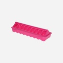 Futtertrog f. Küken Kunststoff rosa, 9,5x30cm