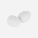 Nesteier aus Ton für Hühner (2 Eier pro Blister)