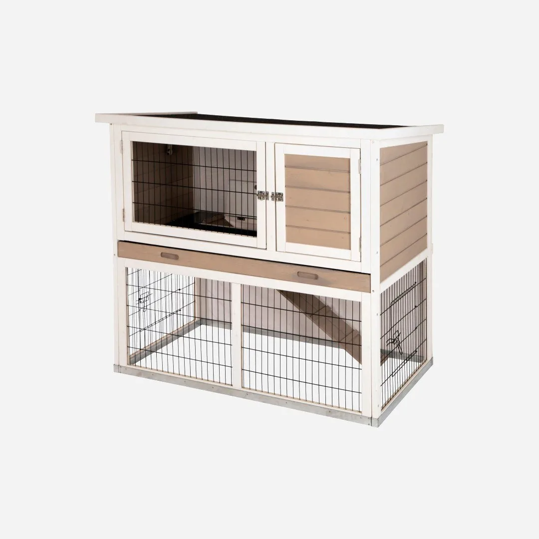 Nagerstall Lucky mit Metall- rahmen am Boden, 115x65x100 cm