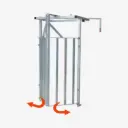 Fangkorb, zweiflügelig mit seitlicher Bedienung