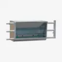 Futterautomat für Kälber zum Einhängen in Abtrennungen