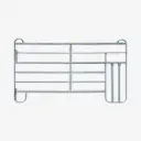 Panel-6 mit Kälberschlupf 3 m Breite 3,00 m, Höhe 1,70 m