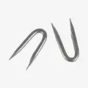 Schlaufen (Krampen) verzinkt