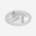 Melkeimerdeckel flach