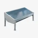 Futterkrippe, schräg