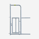 Personenschlupf für Kälberfressgitter, mit Tür 