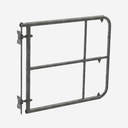 Verstellb. Weidetor, 90cm 1-1,7m für Pferde; verzinkt inkl Montageset