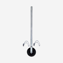 Stützrad für Tor leicht RS inkl. Kreuzbügel