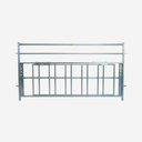 Abtrennung mit verstellb. Lämmerschlupf L= 1,89 m, H= 1,00 m