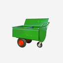 Futterwagen 200 Liter LL pulverbeschichtet 