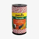 Tornado Litze, 200 m Rolle, weiss-orange 5 Niro 0,20 mm, 1 Cu 0,30 mm