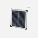 Solarmodul 20W inkl. Halterung mit Buchsen-Stecker