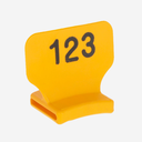 Nummernblock zur Markierung im Nacken