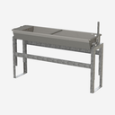 Kipptränke Edelstahl mit Bodengestell