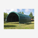 Dachplane mobiles Weidezelt, grün, lang