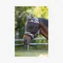 Fliegenschutzmaske Zebra mit Ohrenschutz