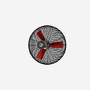Stallventilator Ø 71cm | Korbventilator 230V Multifan 6E71