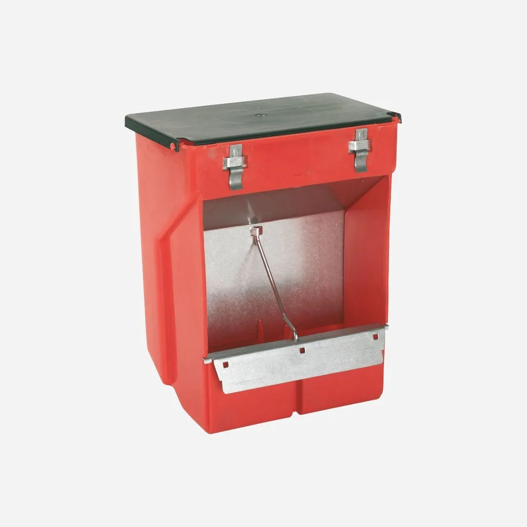 Futterautomat für Kaninchen (Kunstst./Metall, 2 Fressplätze)